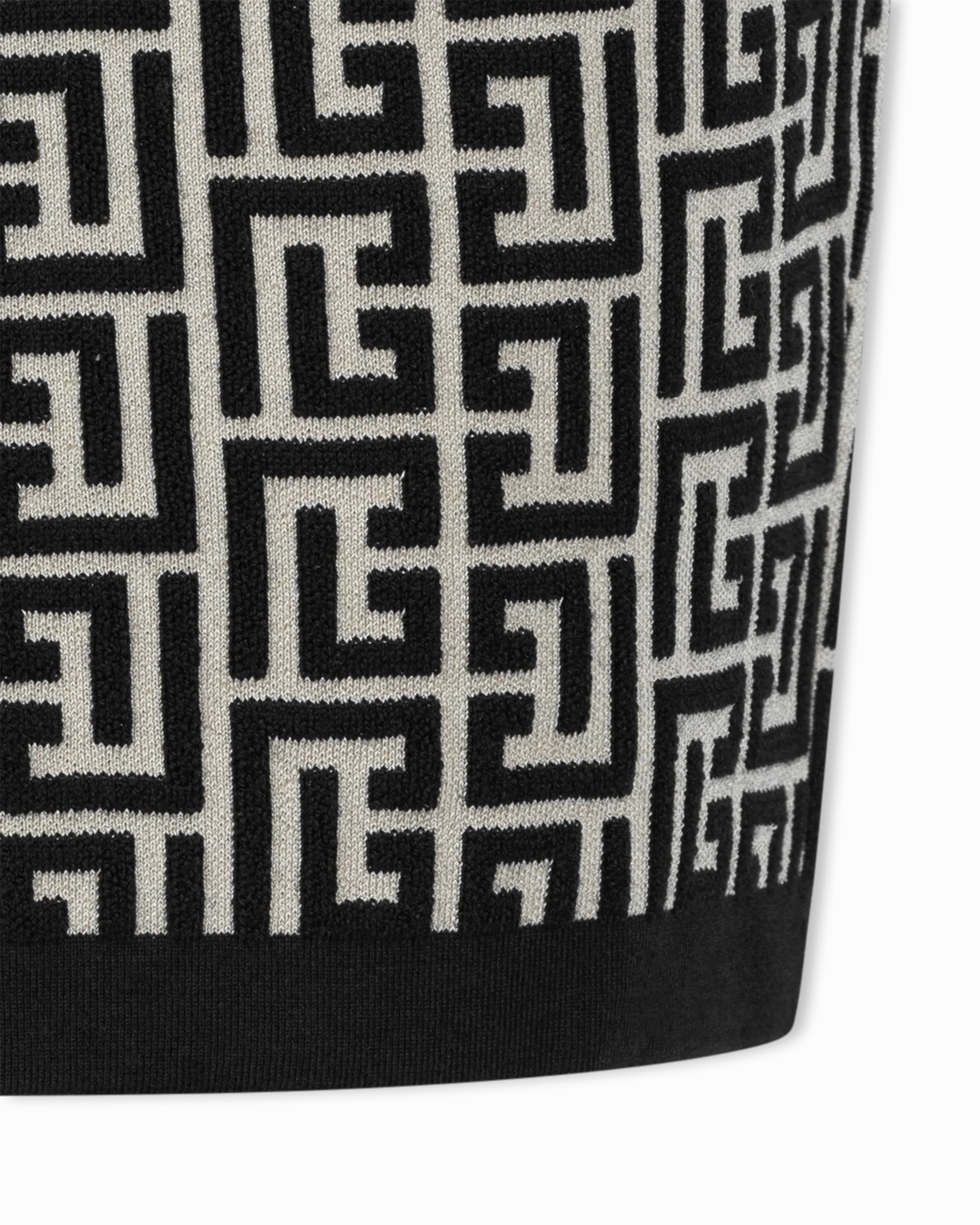 Monogram Knit Mini Dress
