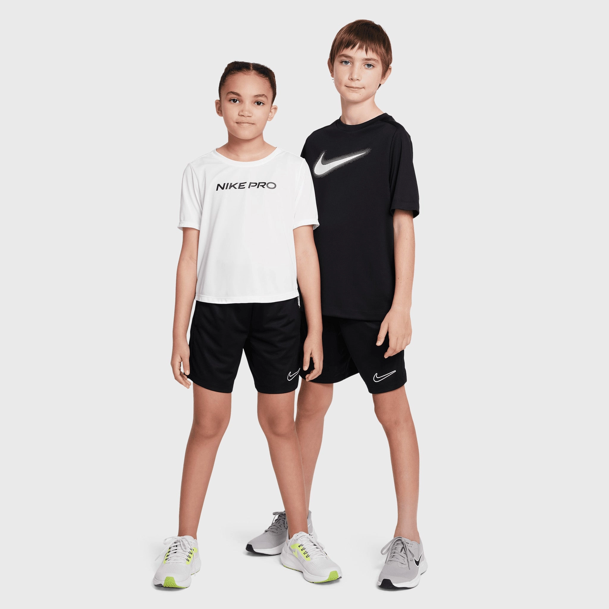 Nike Junior Boys' Dri-Fit Training Shorts Black / Black - White