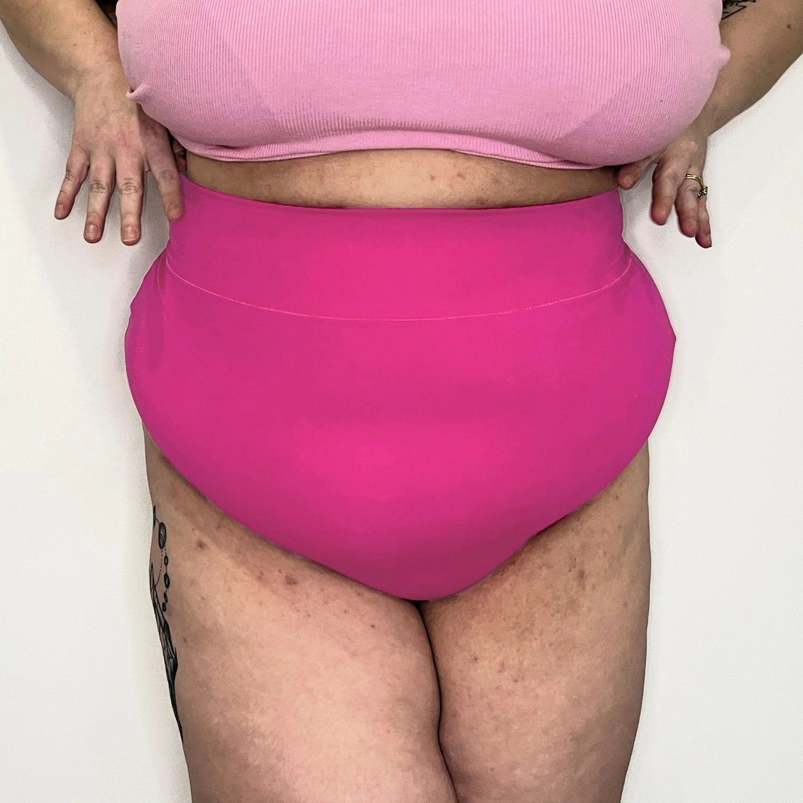 Organic Cotton Super High Waist Panties - Barbara