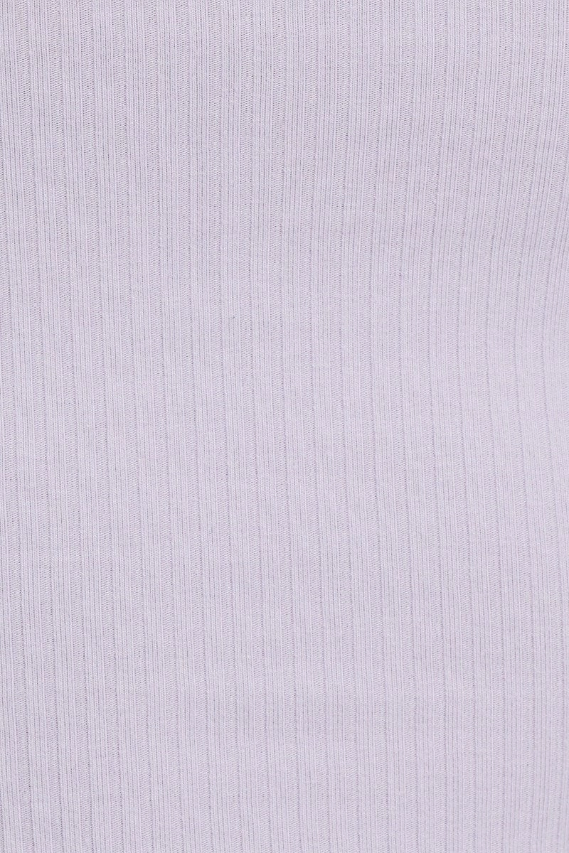 Purple Bungee Strap Scoop Neck Cami
