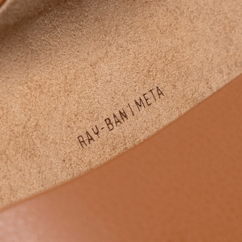 Ray-Ban Wayfarer Meta - Shiny Caramel/Polar Brown