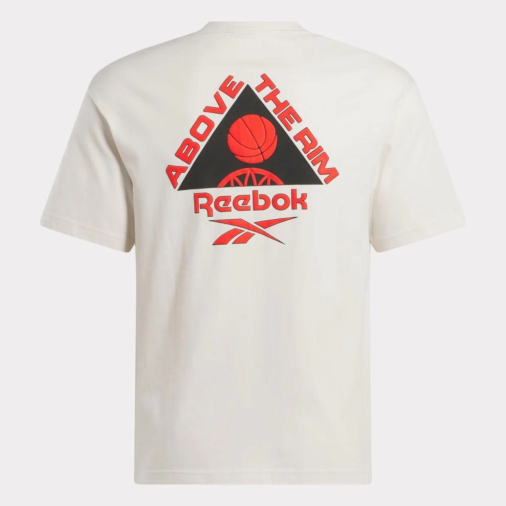 REEBOK MEN'S ATR HOOPWEAR CREAM TEE