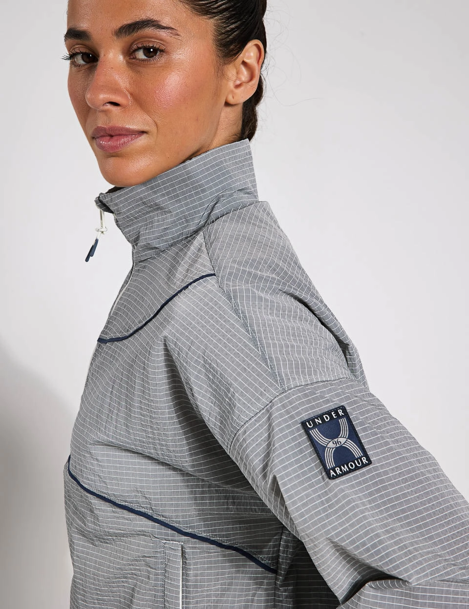 Run 96 Jacket - White Quartz/Downpour Grey