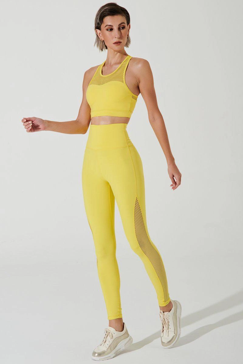Rêver Mesh Legging - Yellowtide