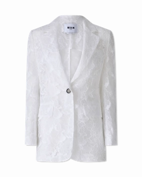 Single Breasted Lace Blazer