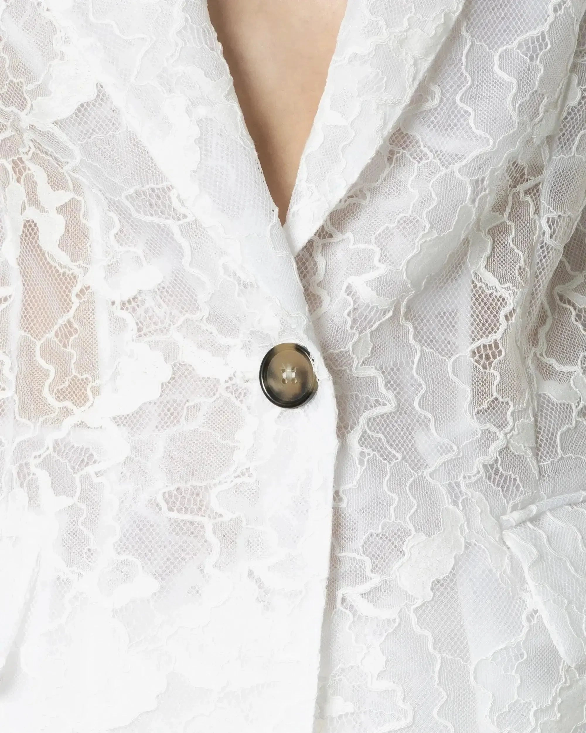 Single Breasted Lace Blazer