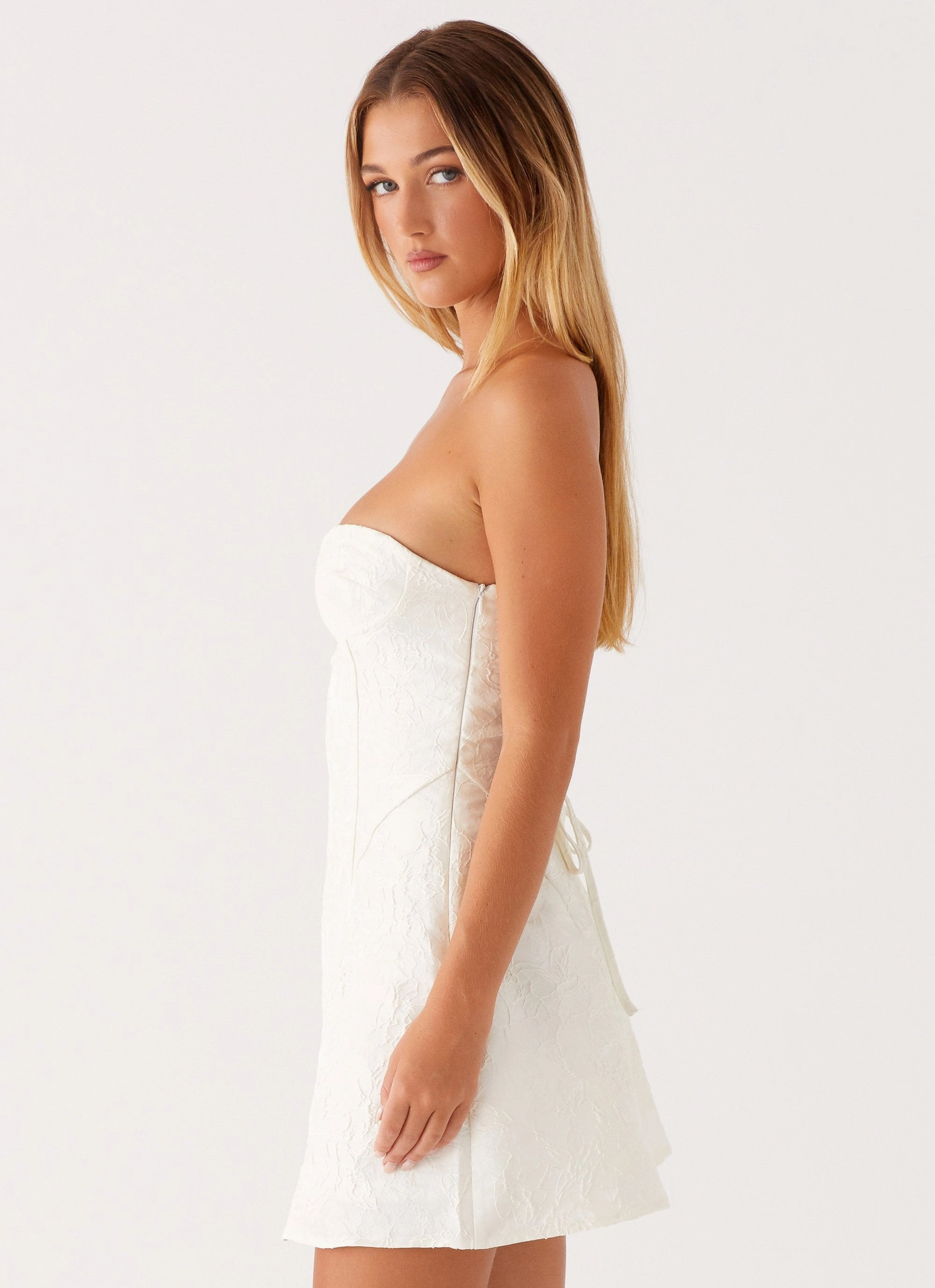 So Stylish Mini Dress - White