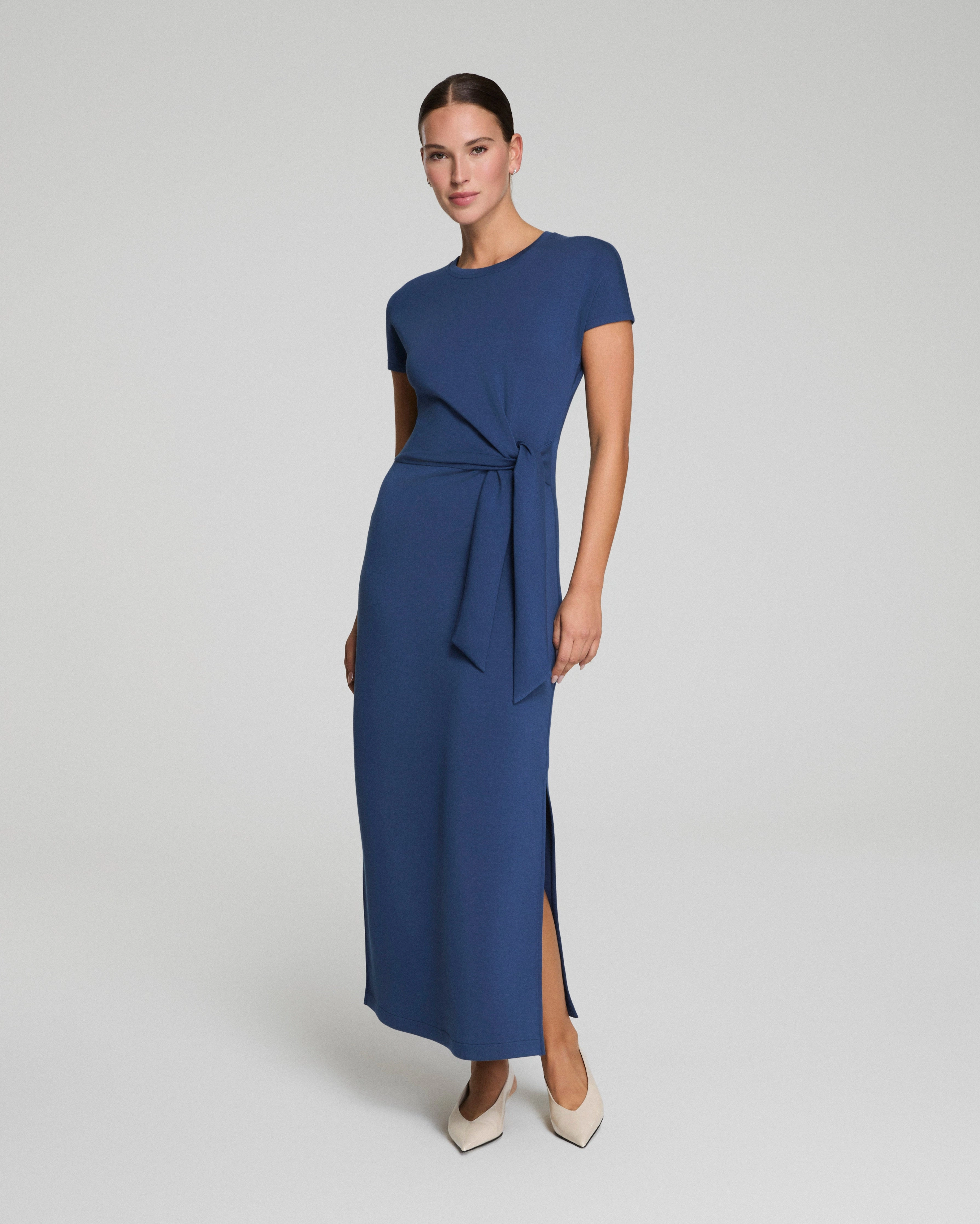 SPANX® AirEssentials Tie-Waist Maxi Dress