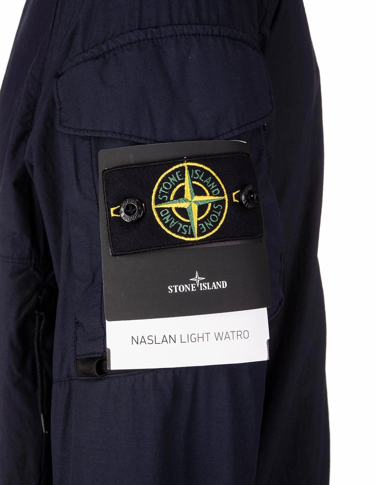 Stone Island Logo Patch Lightweight Hooded Jacket