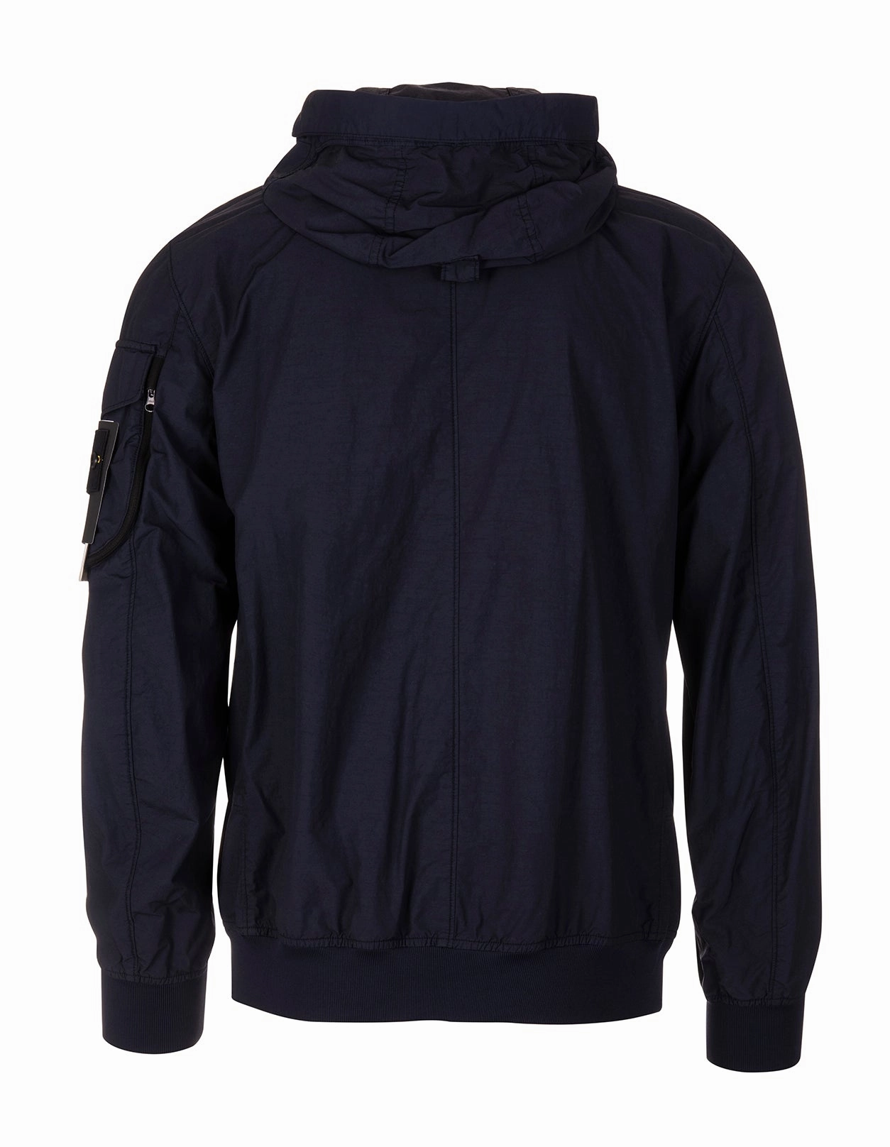 Stone Island Logo Patch Lightweight Hooded Jacket