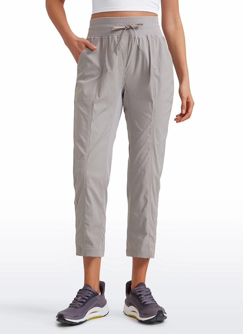 Striped Pants with Pockets 25''- Cinched Leg