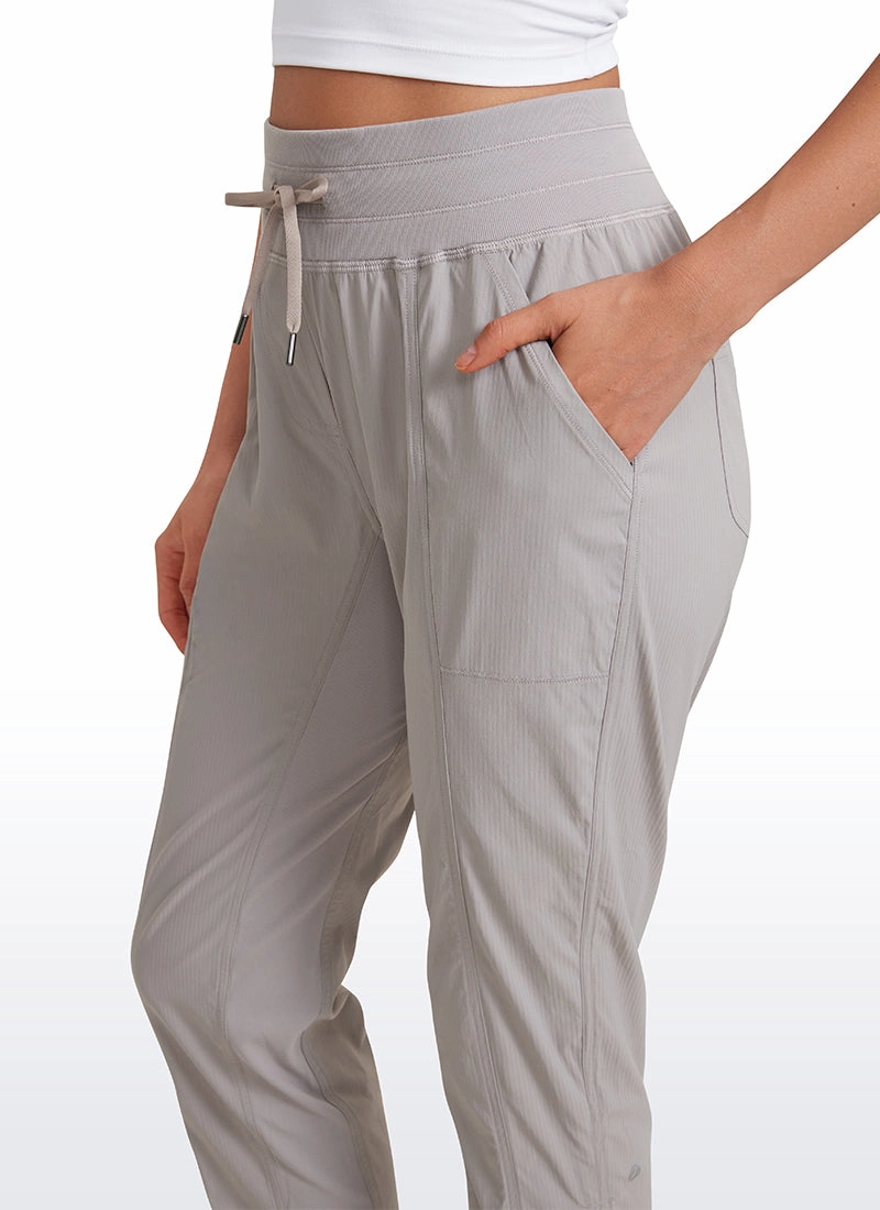 Striped Pants with Pockets 25''- Cinched Leg
