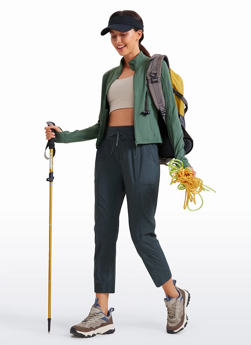 Striped Pants with Pockets 25''- Cinched Leg