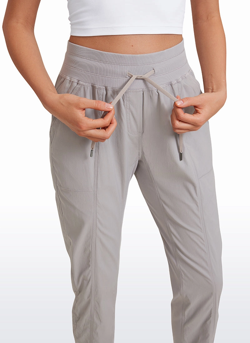 Striped Pants with Pockets 25''- Cinched Leg