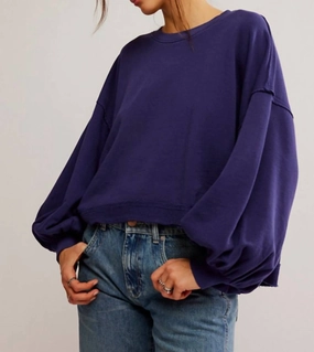 Trish Sweatshirt In Eclipse