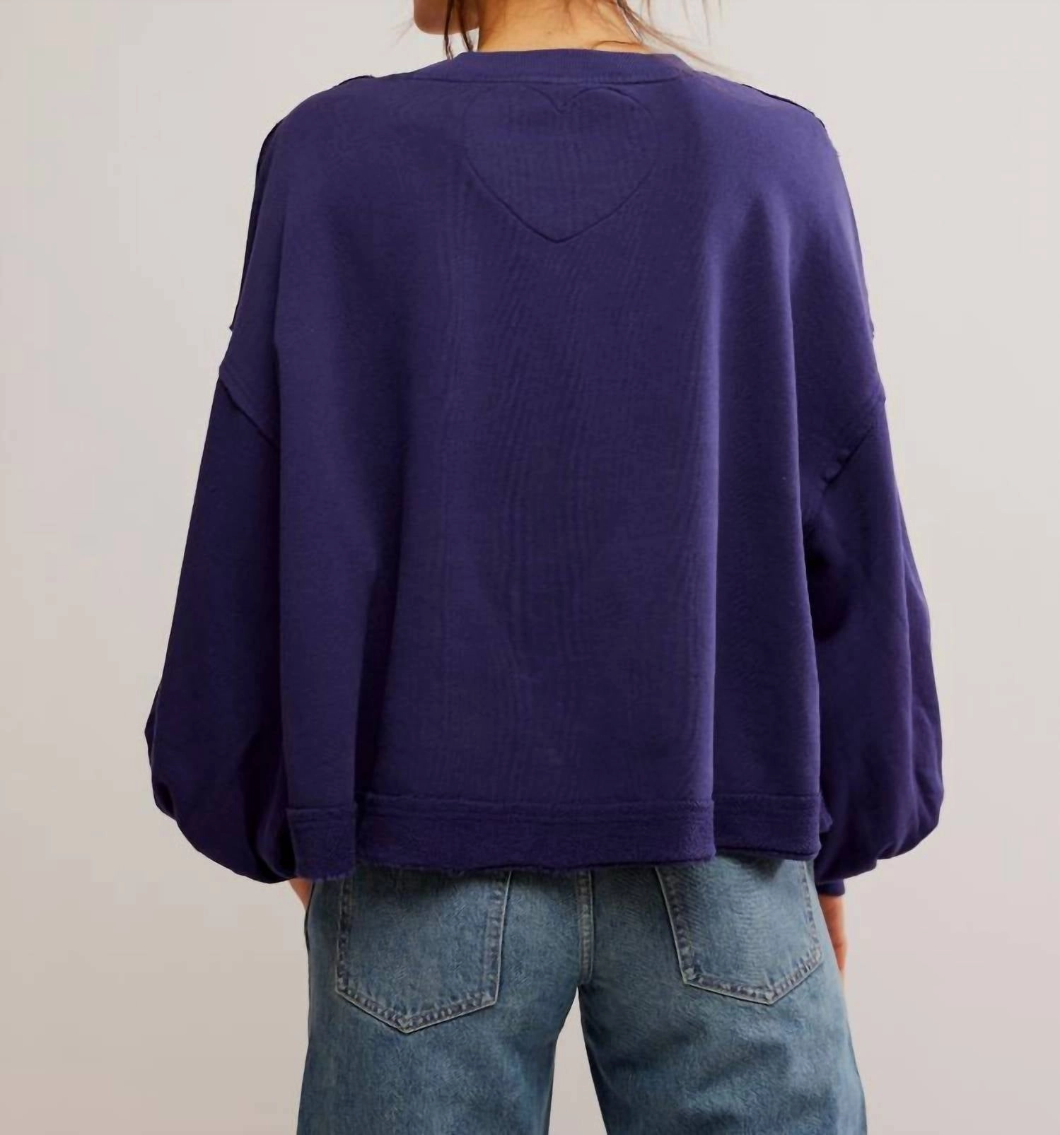 Trish Sweatshirt In Eclipse