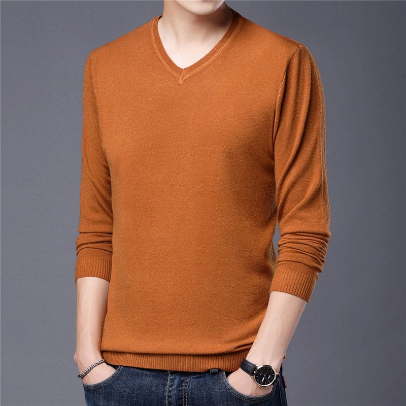 West Louis™ Autumn Casual V-Neck Pullover
