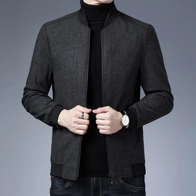 West Louis™ Brand Casual Fashion Baseball Collar Windbreaker Jacket