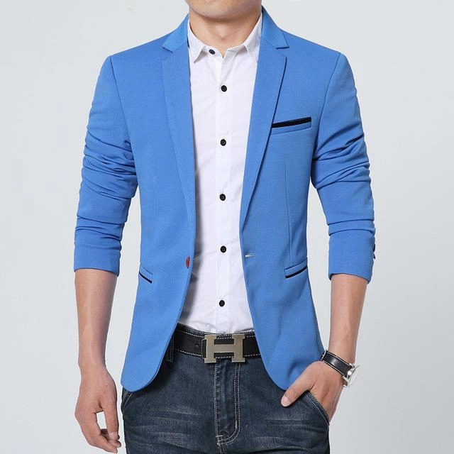 West Louis™ Luxury High Quality Cotton Blazer