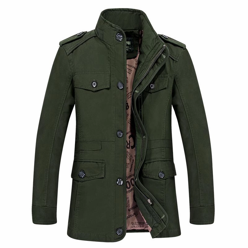 West Louis™ Men Jaqueta Coat Fashion