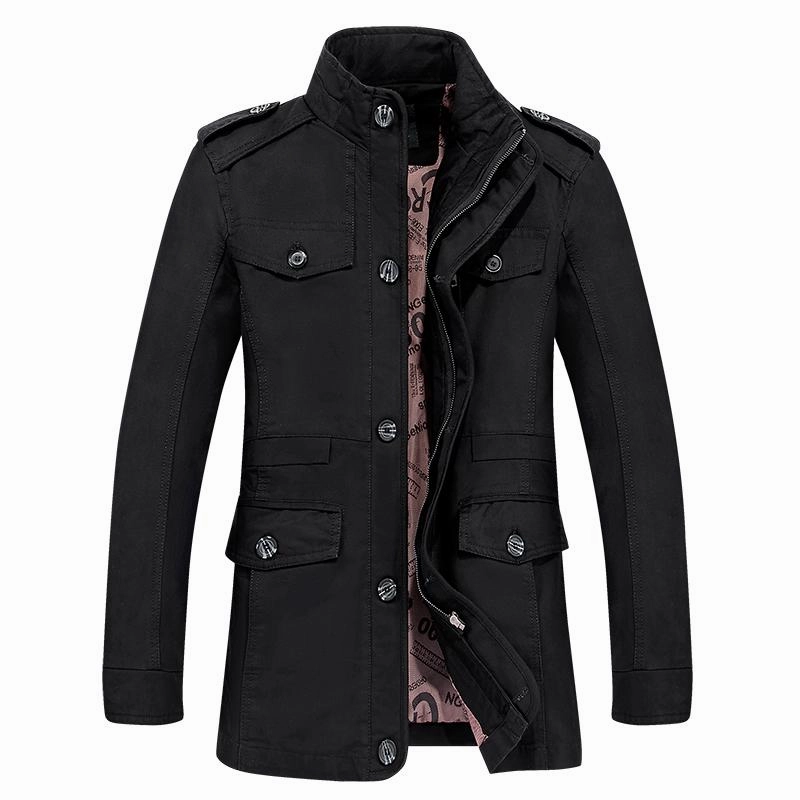 West Louis™ Men Jaqueta Coat Fashion
