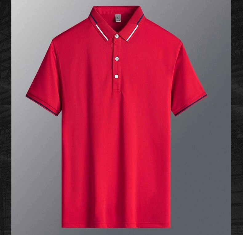 West Louis™ Summer Short Sleeved Polo Casual Polo Shirt