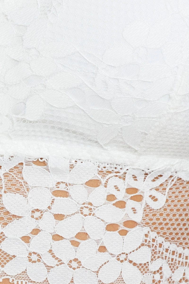 White Bralette Top