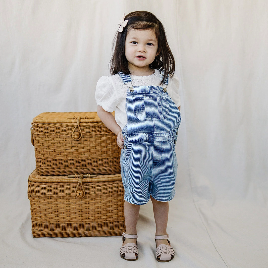 White Pointelle Tee