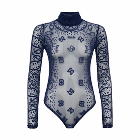 Wmns Bandana Body Suit 'Navy'