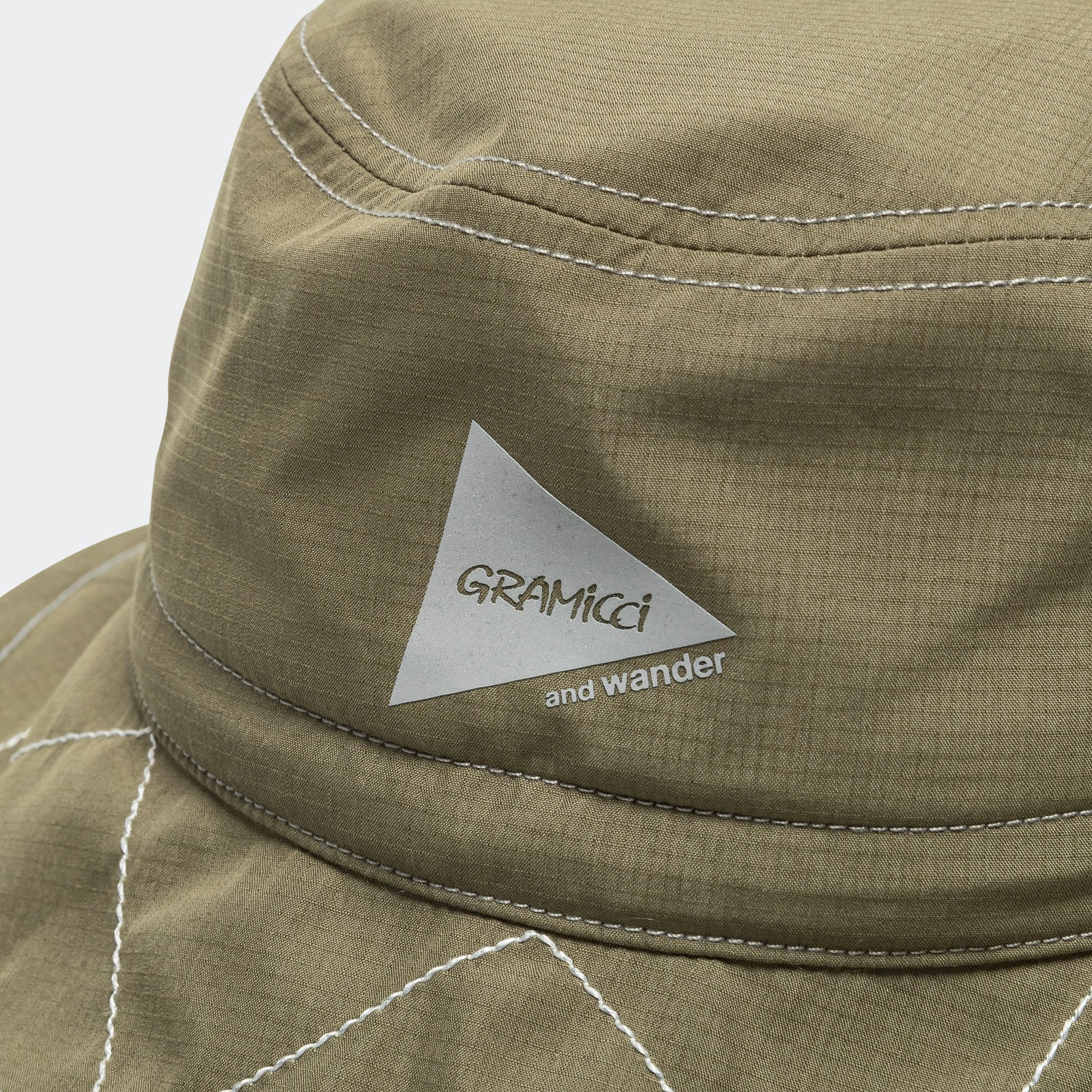 ZigZag Stitch Hat x and wander - Khaki